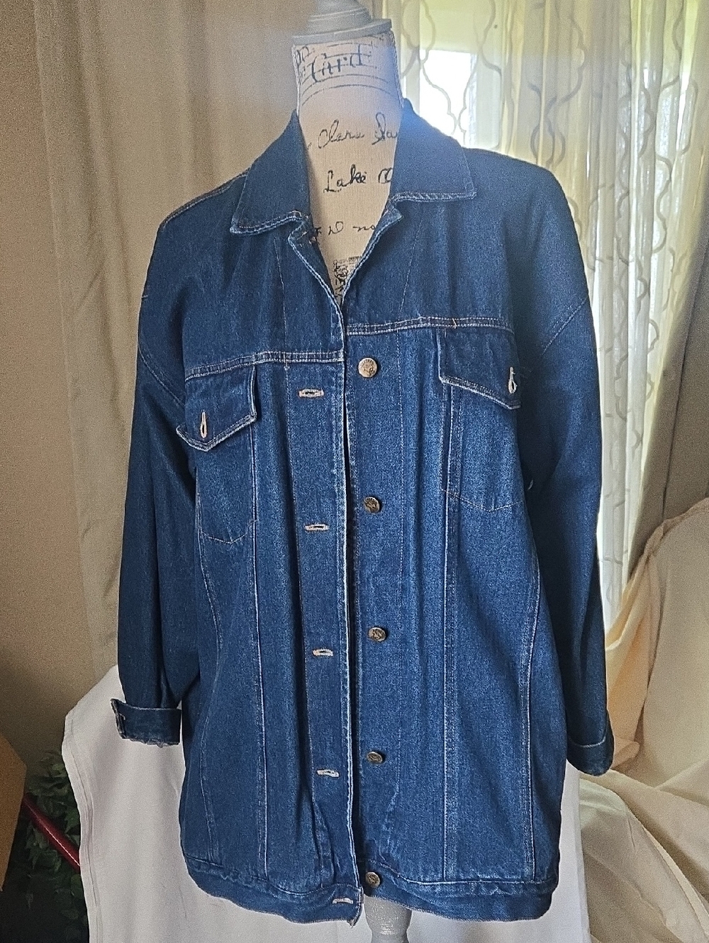 Vintage Hunter's Run Size L Classic Women's  Denim Jacket